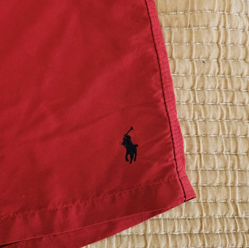 Polo Ralph Lauren Red‎ Men's Swim Trunk XXL Preppy Resortwear Beach Classic